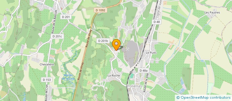 localisation de l'entreprise SCI MILLA  POLIENAS