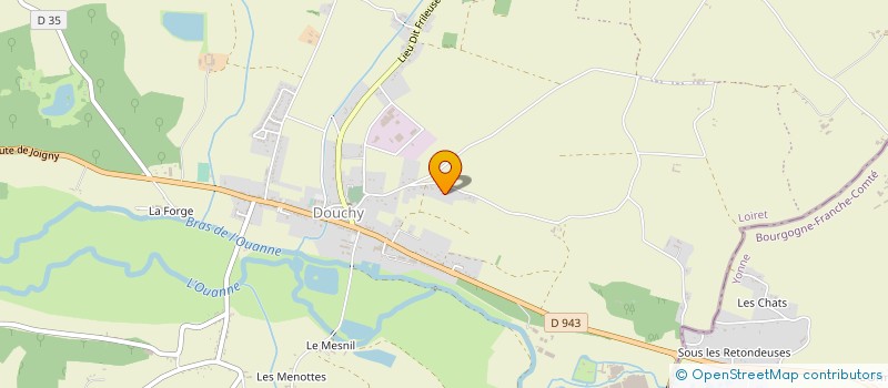 localisation de l'entreprise SCI MILLA IDRIS LILIAN LYLOU - ROBINET à DOUCHY-MONTCORBON