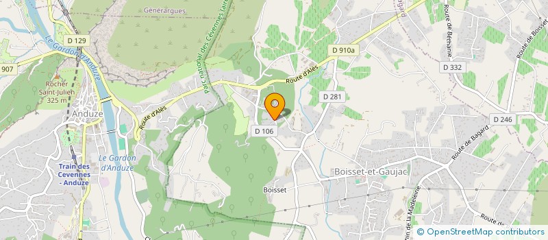 localisation de l'entreprise SCI MILLAN  BOISSET-ET-GAUJAC