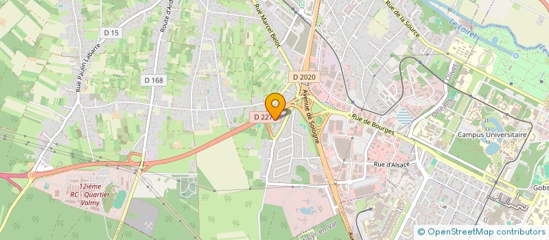 localisation de l'entreprise SCI MILLAN à OLIVET