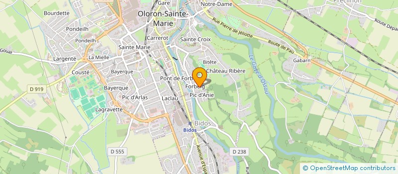 localisation de l'entreprise SCI MILLAN STEPH ET NATH  OLORON-SAINTE-MARIE