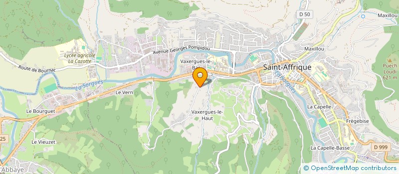 localisation de l'entreprise SCI MILLAU PUITS DE CALES  SAINT-AFFRIQUE