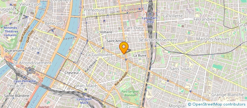 localisation de l'entreprise SCI MILLAURES  LYON
