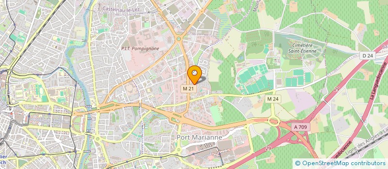 localisation de l'entreprise SCI MILLE à MONTPELLIER