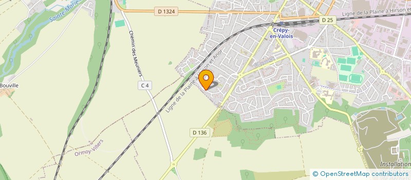 localisation de l'entreprise SCI MILLE  CREPY-EN-VALOIS