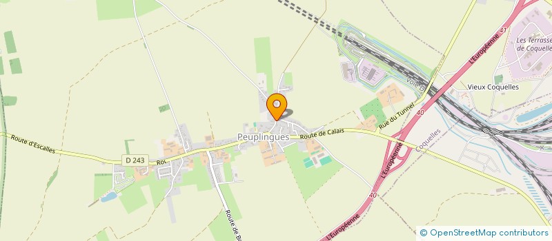 localisation de l'entreprise SCI MILLE  PEUPLINGUES