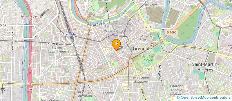 localisation de l'entreprise SCI MILLE  GRENOBLE