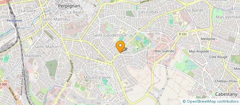localisation de l'entreprise SCI MILLE IMAGE  PERPIGNAN