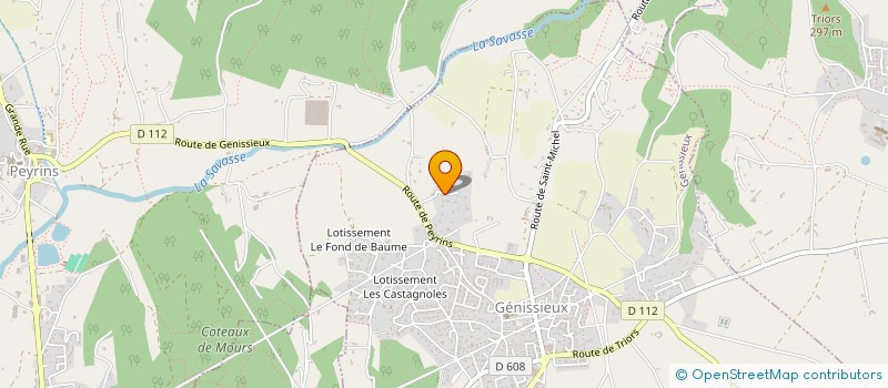 localisation de l'entreprise SCI MILLE PIERRES  GENISSIEUX