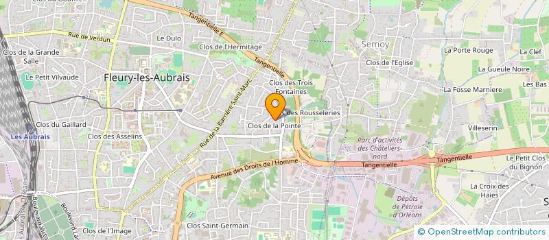 localisation de l'entreprise SCI MILLE ROSES à ORLEANS