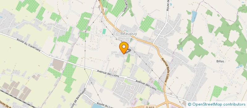 localisation de l'entreprise SCI MILLECAM  BEAUPUY