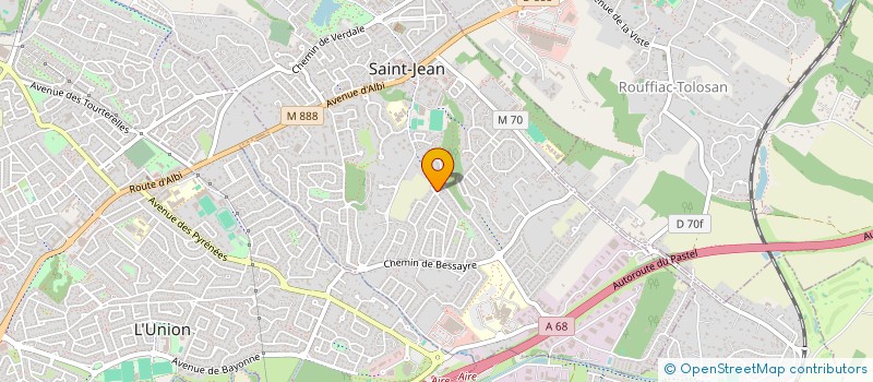 localisation de l'entreprise SCI MILLEFIORI à SAINT-JEAN