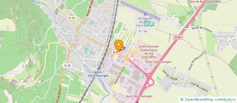 localisation de l'entreprise SCI MILLEMANN à NUITS-SAINT-GEORGES