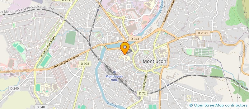 localisation de l'entreprise SCI MILLEMON à MONTLUCON