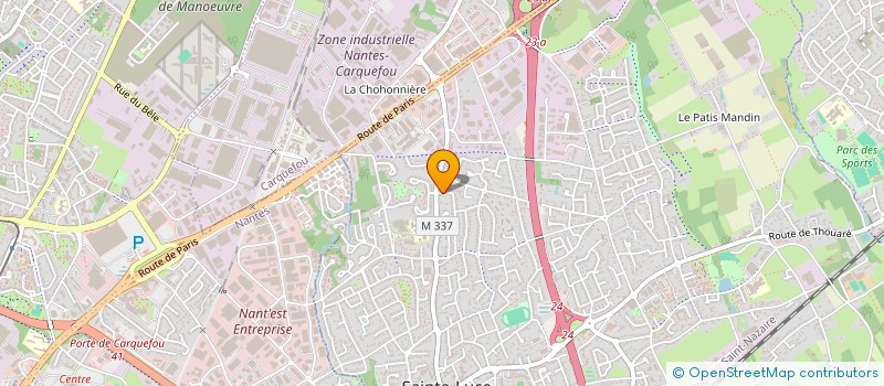 localisation de l'entreprise SCI MILLENIA  SAINTE-LUCE-SUR-LOIRE