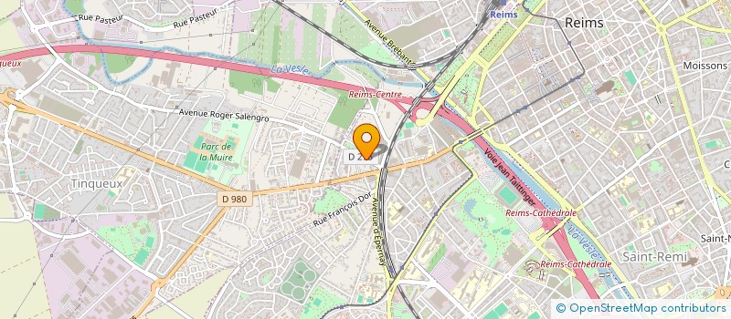 localisation de l'entreprise SCI MILLENIUM  REIMS