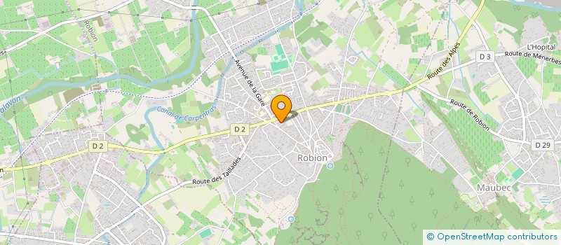 localisation de l'entreprise SCI MILLENIUM  ROBION