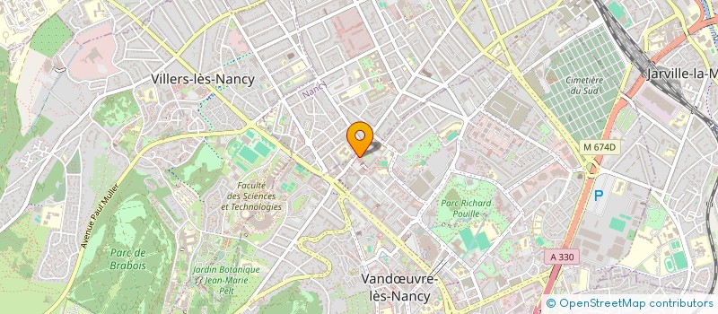 localisation de l'entreprise SCI MILLENIUM  VANDUVRE-LES-NANCY