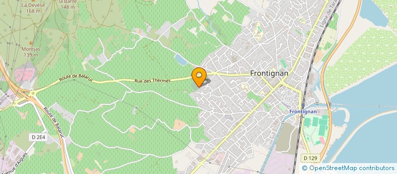 localisation de l'entreprise SCI MILLENIUM à FRONTIGNAN