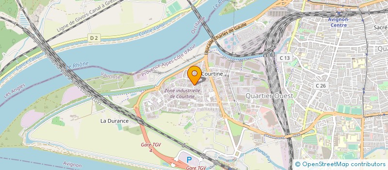 localisation de l'entreprise SCI MILLENIUM  AVIGNON