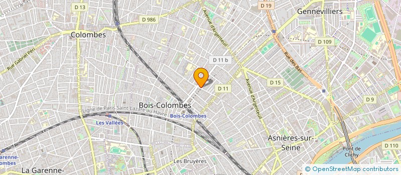 localisation de l'entreprise SCI MILLENIUM COURBEVOIE à BOIS-COLOMBES
