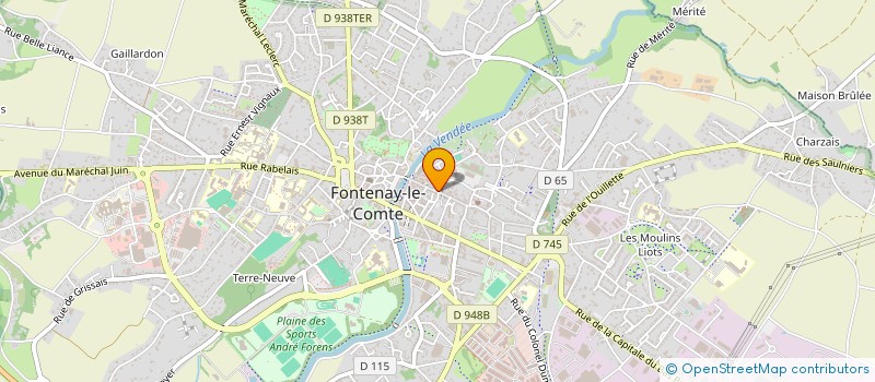 localisation de l'entreprise SCI MILLEPERTUIS  FONTENAY-LE-COMTE