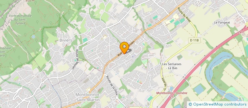 localisation de l'entreprise SCI MILLEPERTUIS  MONTBONNOT-SAINT-MARTIN