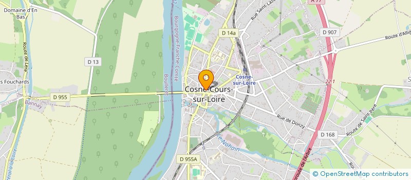localisation de l'entreprise SCI MILLEREAU à COSNE-COURS-SUR-LOIRE