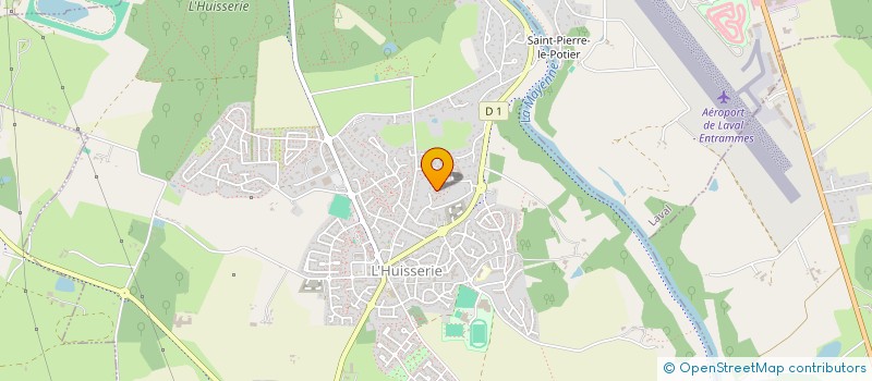 localisation de l'entreprise SCI MILLES MARIN  L'HUISSERIE