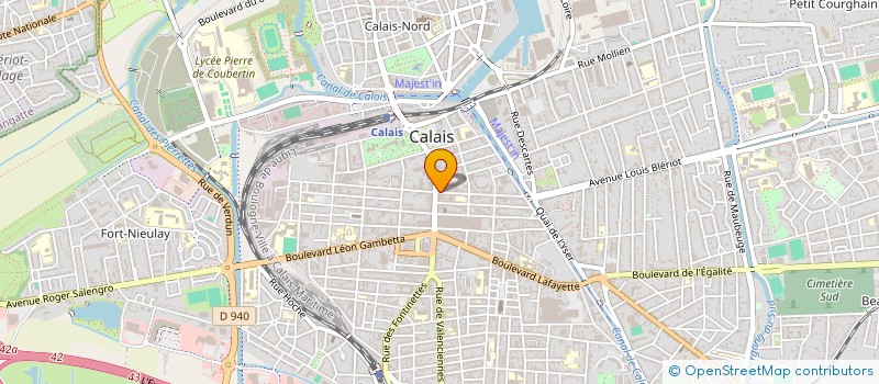 localisation de l'entreprise SCI MILLESIME  CALAIS