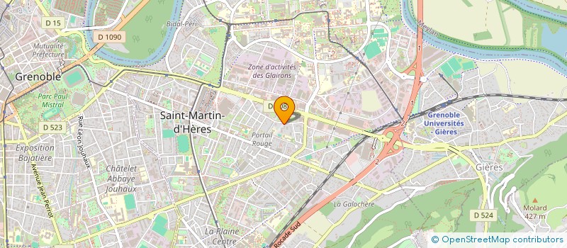 localisation de l'entreprise SCI MILLESIME  SAINT-MARTIN-D'HERES