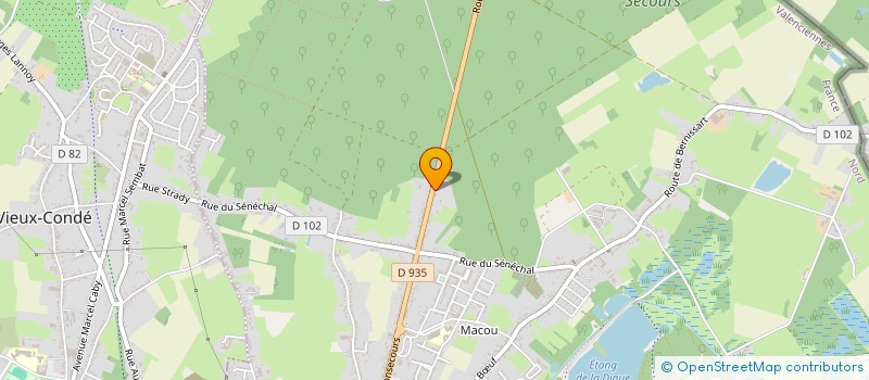 localisation de l'entreprise SCI MILLESIME  CONDE-SUR-L'ESCAUT