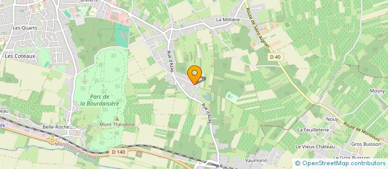 localisation de l'entreprise SCI MILLESIME à MONTLOUIS-SUR-LOIRE