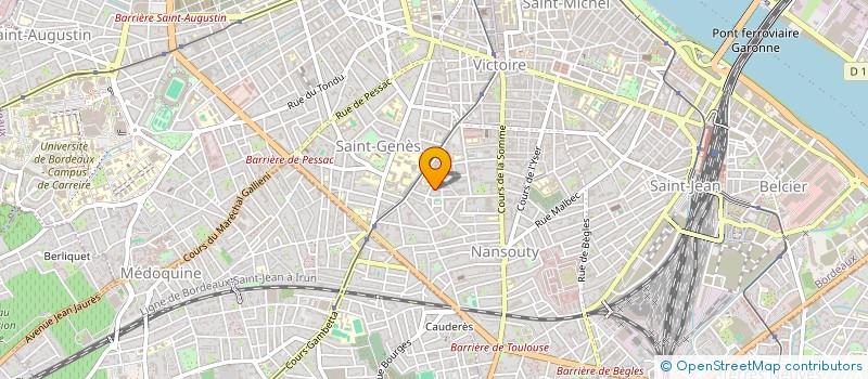 localisation de l'entreprise SCI MILLESIME SC  BORDEAUX