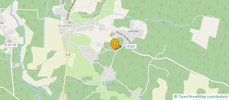 localisation de l'entreprise SCI MILLET  NOAILLAN