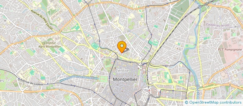 localisation de l'entreprise SCI MILLET & BOURGEAT à MONTPELLIER