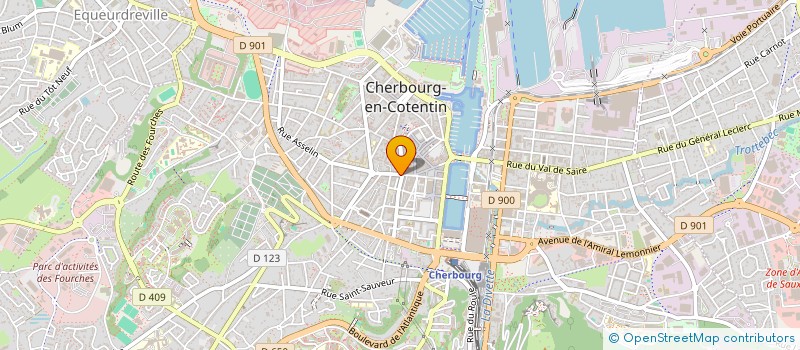 localisation de l'entreprise SCI MILLET FRANCK à CHERBOURG-EN-COTENTIN