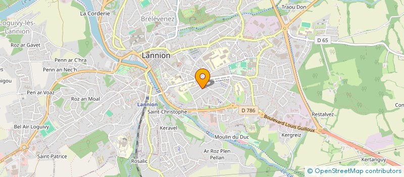 localisation de l'entreprise SCI MILLIAU  PLOUMILLIAU