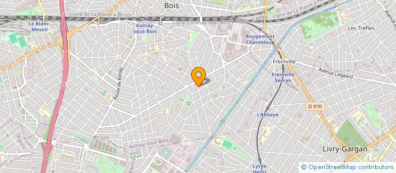 localisation de l'entreprise SCI MILLIER à AULNAY-SOUS-BOIS