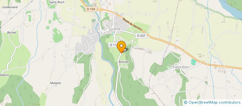 localisation de l'entreprise SCI MILLIER@CO à GRANE
