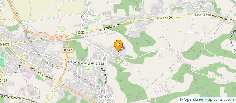 localisation de l'entreprise SCI MILLON  NARROSSE