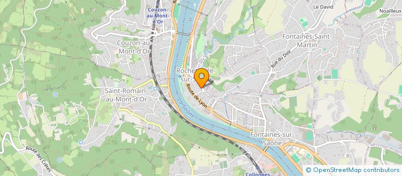 localisation de l'entreprise SCI MILLON CHARMETTES  ROCHETAILLEE-SUR-SAONE