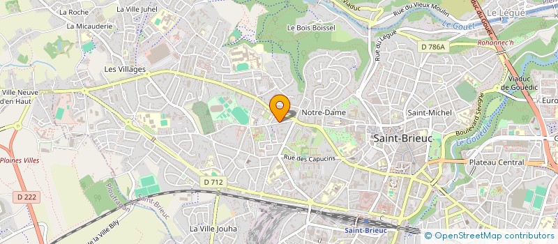 localisation de l'entreprise SCI MILLON IMMOBILIER  SAINT-BRIEUC