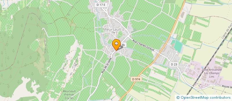 localisation de l'entreprise SCI MILLOT - GARCIA  MEURSAULT