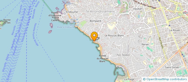 localisation de l'entreprise SCI MILO 15 à MARSEILLE