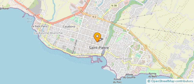 localisation de l'entreprise SCI MILO à SAINT-PIERRE