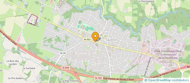 localisation de l'entreprise SCI MILO à SAUTRON