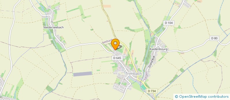 localisation de l'entreprise SCI MILO  TRIMBACH