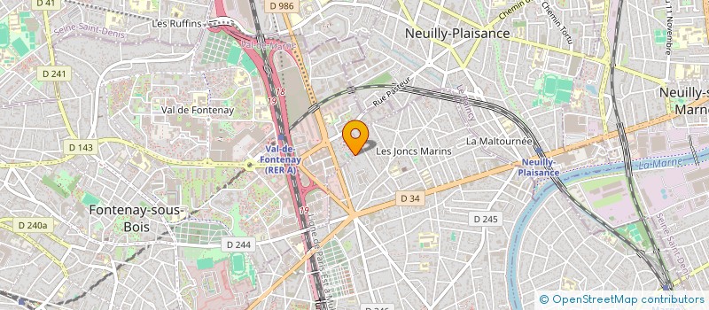 localisation de l'entreprise SCI MILO  LE PERREUX-SUR-MARNE