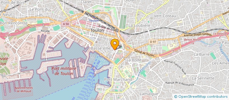 localisation de l'entreprise SCI MILO  TOULON